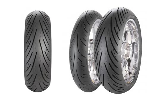 Coppia Gomme Moto Avon 3D Ultra Sport AV79-80 120/70-17 (58W)+180/55-17  (73W) 4G - f1 cerchi pneumatici